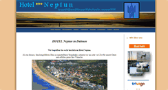 Desktop Screenshot of hotel-neptun-duhnen.de